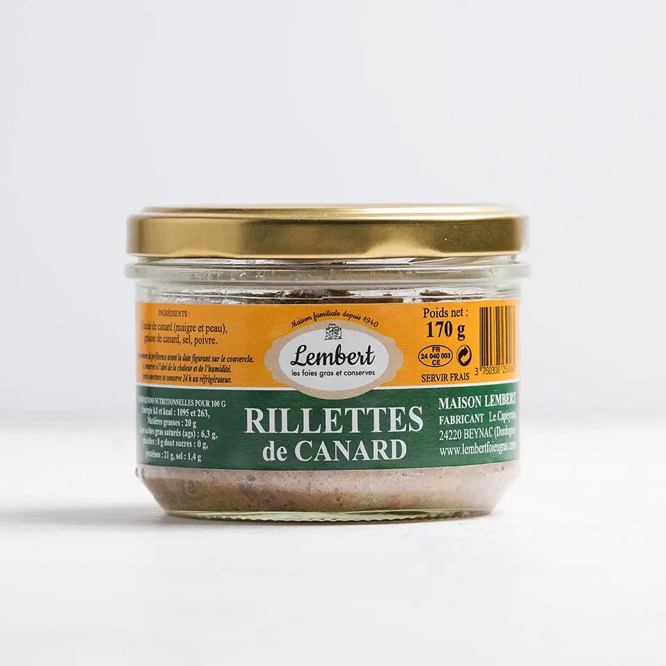 Rillettes de canard - 170g vendu par Jm Monterroir