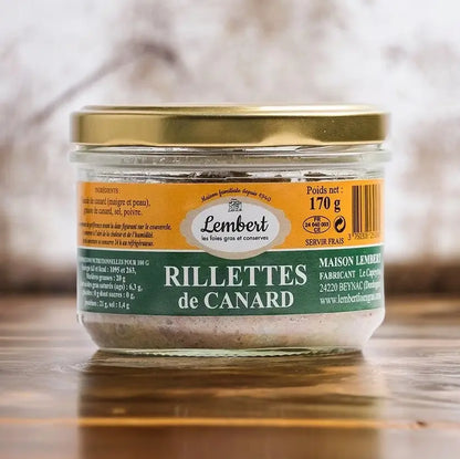 Rillettes de canard - 170g vendu par Jm Monterroir