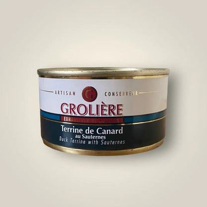 Terrine de Canard au Sauternes de la Maison Groliere vendue par JM Monterroir