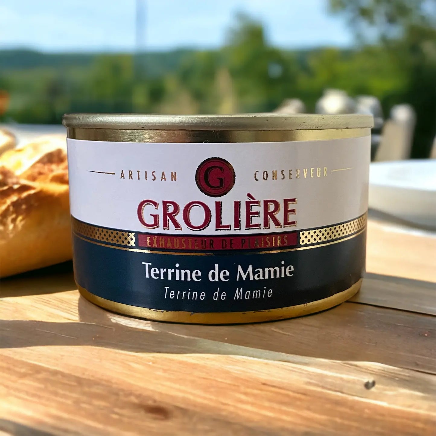 Terrine de Mamie, pâté, artisanal with foie gras