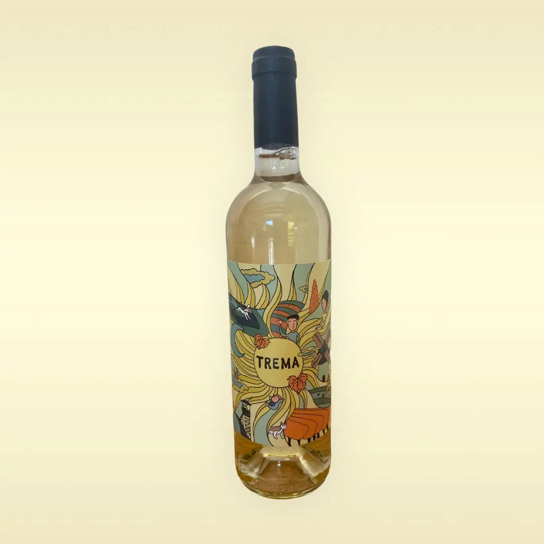 Bouteille du vin blanc moelleux Trema vendu par JM Monterroir