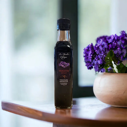 Vinaigre aromatise à la violette de au delice des cepages vendu par Jm Monterroir