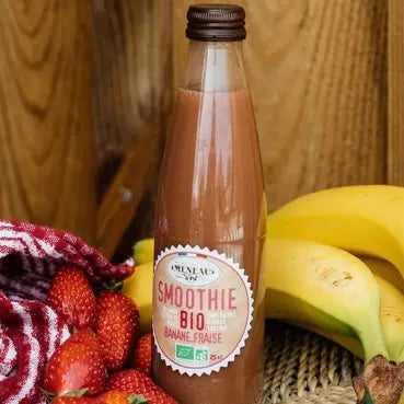 Smoothie bio - Banane Fraise - 25 cL vendu par Jm Monterroir