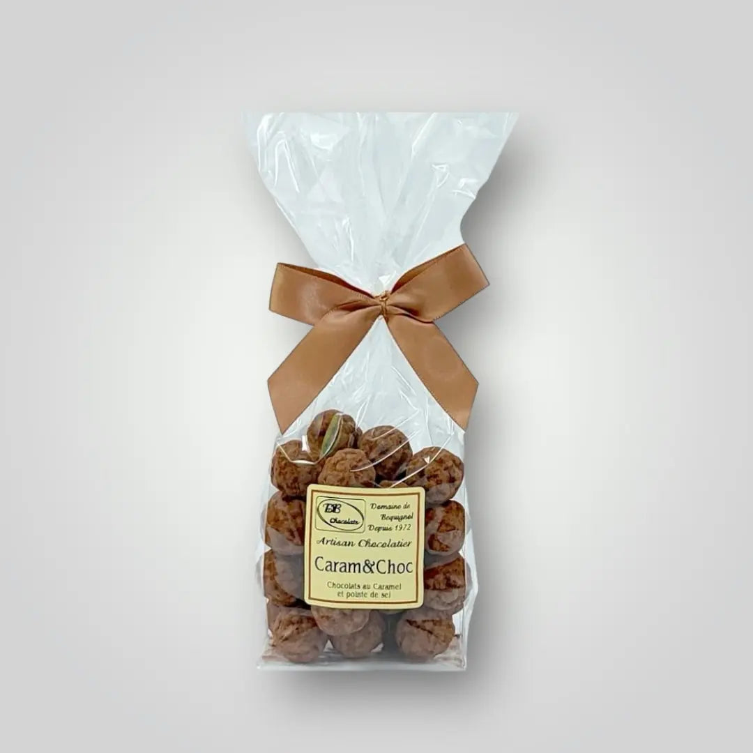 Chocolats caram choco du domaine de Bequignol vendus par Jm Monterroir