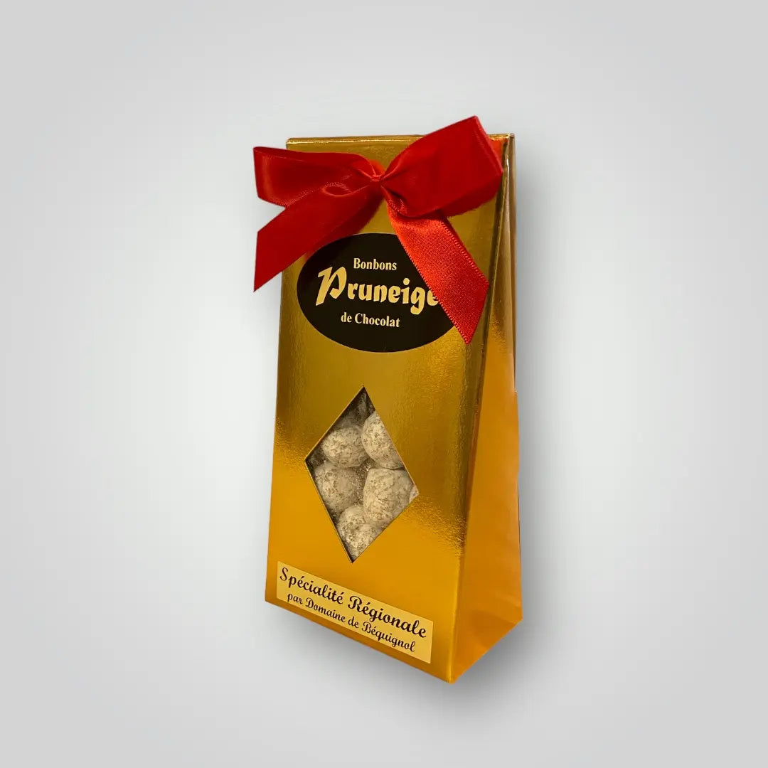 Chocolats Pruneige du domaine de Bequignol vendu par Jm Monterroir