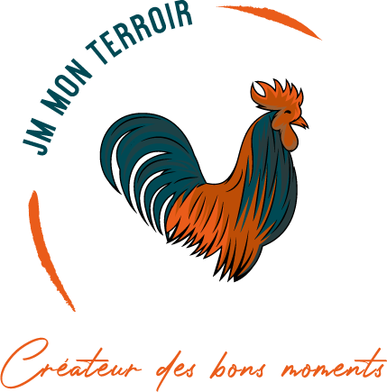 Logo Jm Monterroir avec un coq