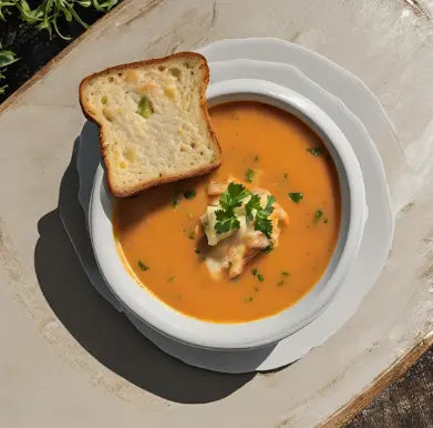 Box Soupe de poisson accompagnée de sa tartine de fromage - pour 4 personne vendu par JM Monterroir 