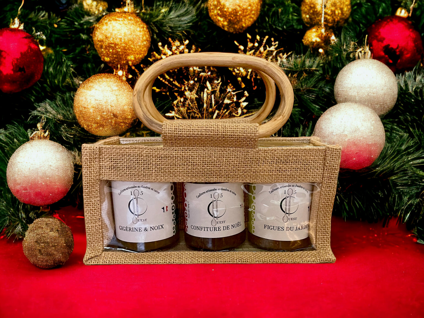 Trio de confiture à offrir pour Noël ou en cadeau